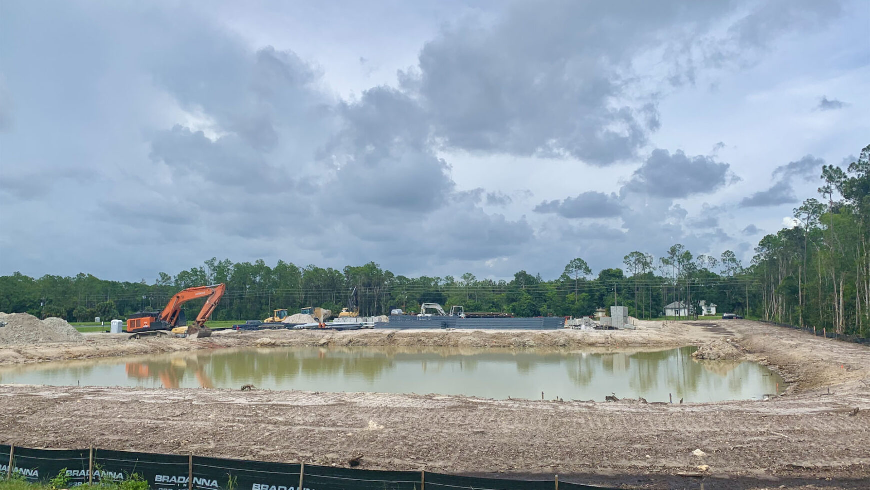 The Retention Pond is Finished